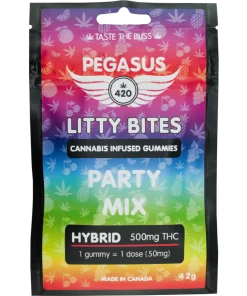 Buy PEGASUS 420 THC Edibles GUMMIES PARTY MIX 500MG Online