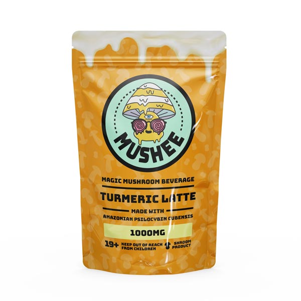 Buy Magic Mushroom Turmeric Latte – 1000MG – Mushee Online