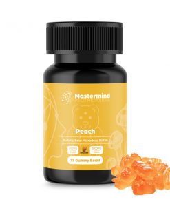 Buy Mastermind Psilo Magic Mushroom Gummy Bear Microdose – 3000MG – Peach Online