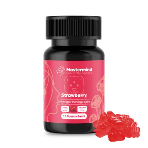 Buy Mastermind Psilo Magic Mushroom Gummy Bear Microdose – 3000MG – Strawberry Online