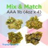 Mix And Match Bud Aaa 1Lb 4Oz X 4