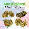 Mix And Match Bud Aaa 1Oz 7G X 4 1