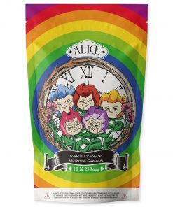 Alice Variety Pack Gummies Mockup Front