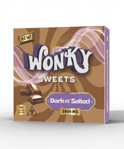 Wonky Sweets Dark N Salted 3000Mg
