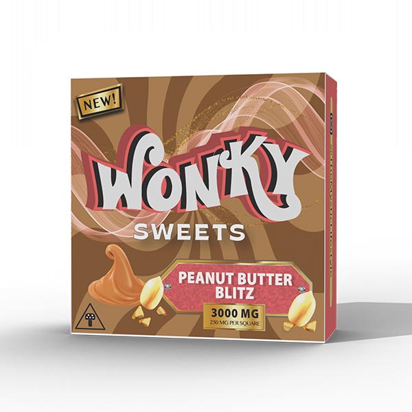 wonky-sweets-peanut-butter-blitz-3000mg Wonky Sweets Peanut Butter Blitz 3000Mg