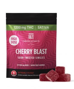Twisted Extracts Cherry Blast High Dose Sativa (1200mg THC)