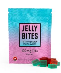 Twisted Extracts – Indica Regular Strength Jelly Bites (100MG THC) – Berry Mix