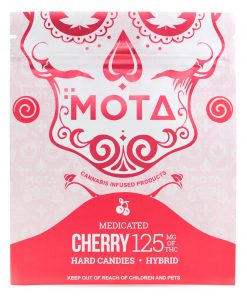 Mota Cherry Hard Candy 125mg THC Hybrid