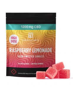 Twisted Extracts Raspberry Lemonade High Dose (1200mg CBD)