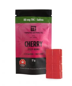 Twisted Extracts – THC Sativa Cherry Jelly Bomb (80mg)