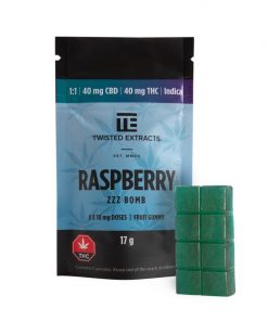 Twisted Extracts Blue Raspberry 1:1 Jelly Bomb THC/CBD