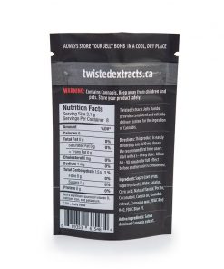 Alternative view of Twisted Extracts Grape Halley’s Comet 1:1 Jelly Bomb THC/CBD