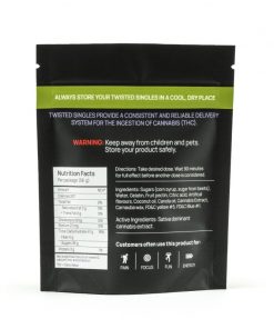 Alternative view of Twisted Extracts Sour Green Apple Twisted Singles Sativa (160mg THC)