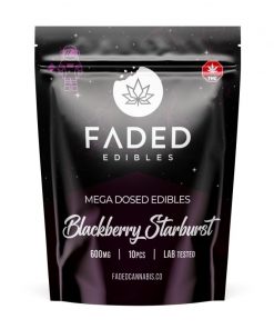 Faded Cannabis Co. Blackberry Starburst Astronauts 600mg THC
