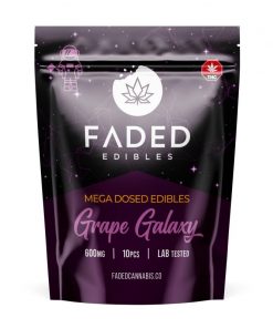 Faded Cannabis Co. Grape Galaxy Astronauts 600mg THC