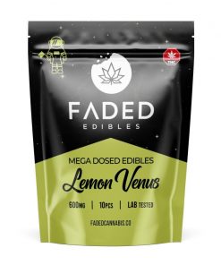 Faded Cannabis Co. Lemon Venus Astronauts 600mg THC
