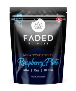 Faded Cannabis Co. Raspberry Pluto Astronauts 600mg THC